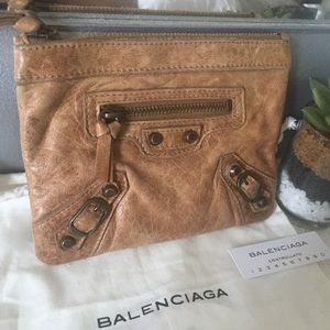 ❗️SOLD❗️Balenciaga Classic Porte Monnaie - Tan